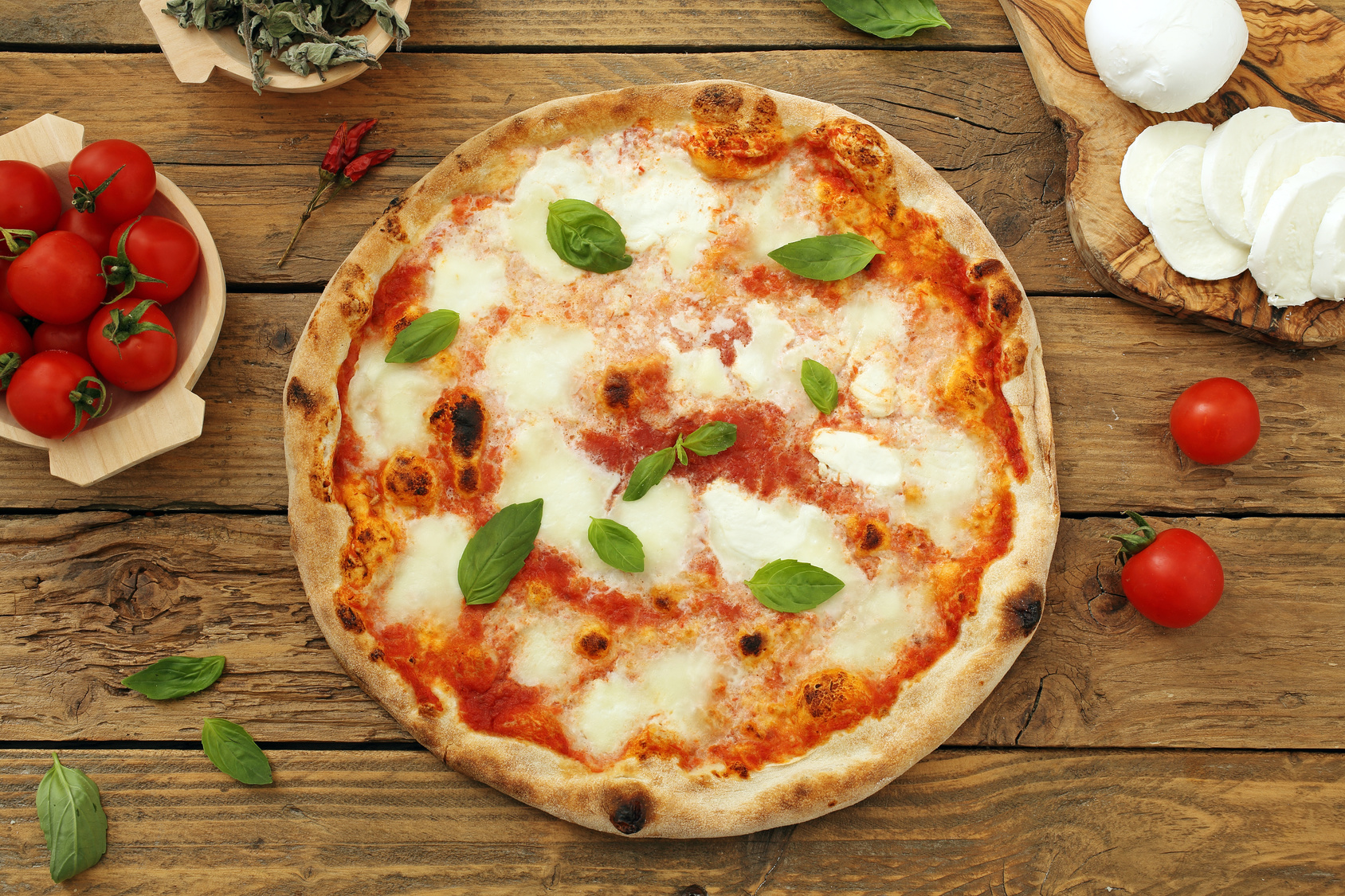 Pizza nel forno